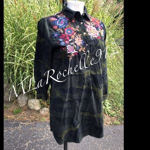 Johnny Was Camo Dress